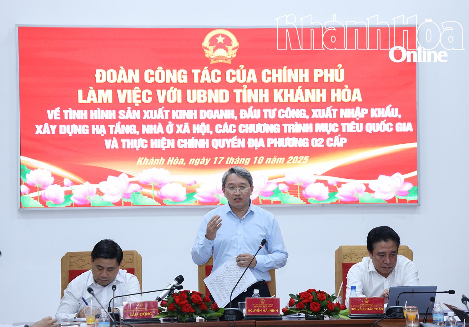 Khánh Hòa cần triệt để áp dụng cơ chế, chính sách đặc thù, đặc biệt để đột phá phát triển