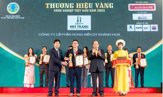 Khánh Hòa có 2 “Thương hiệu vàng nông nghiệp Việt Nam năm 2025”