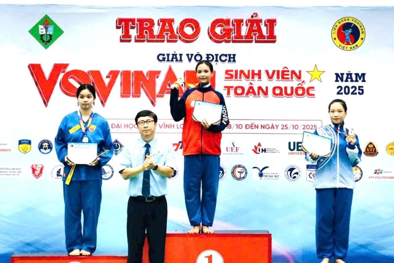 Lâm Đồng: Cô gái người Mạ giành huy chương Vàng Vovinam sinh viên toàn quốc