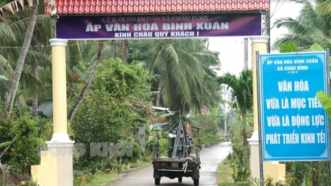 Bến Tre: Bình Xuân đạt chuẩn ấp văn hóa kiểu mẫu