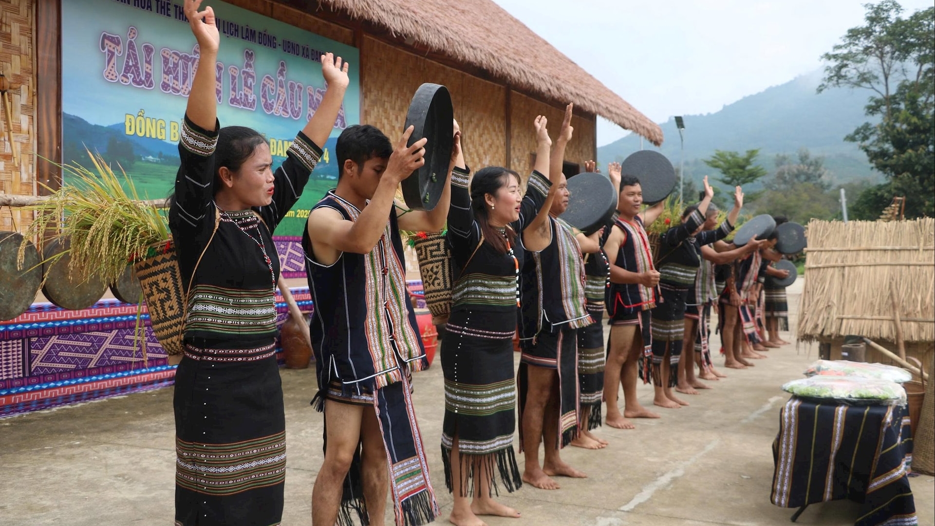 Lâm Đồng: Tái hiện “Lễ Cầu mùa” của đồng bào M’nông tại Đam Rông
