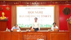 Khánh Hòa: Ban Thường vụ Tỉnh ủy xem xét, cho ý kiến một số nội dung quan trọng