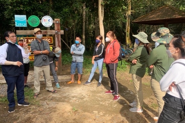 Đồng Nai: Tập huấn làm hướng dẫn viên du lịch ở Vườn quốc gia Cát Tiên
