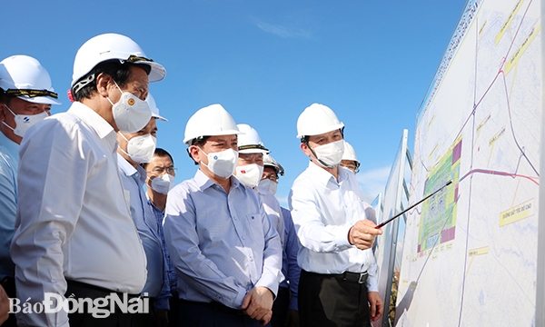 Đồng Nai: Phó thủ tướng Lê Văn Thành kiểm tra tiến độ dự án Sân bay Long Thành