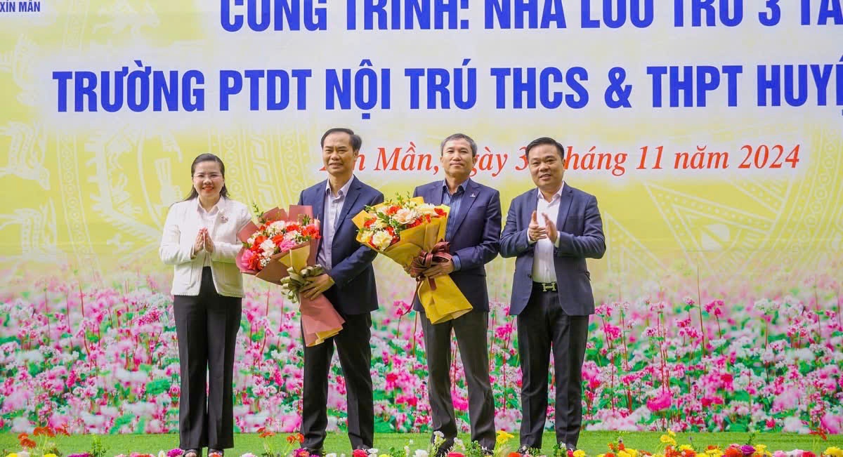 Khánh thành khu nhà lưu trú 3 tầng do PVEP tài trợ tại huyện Xín Mần, tỉnh Hà Giang