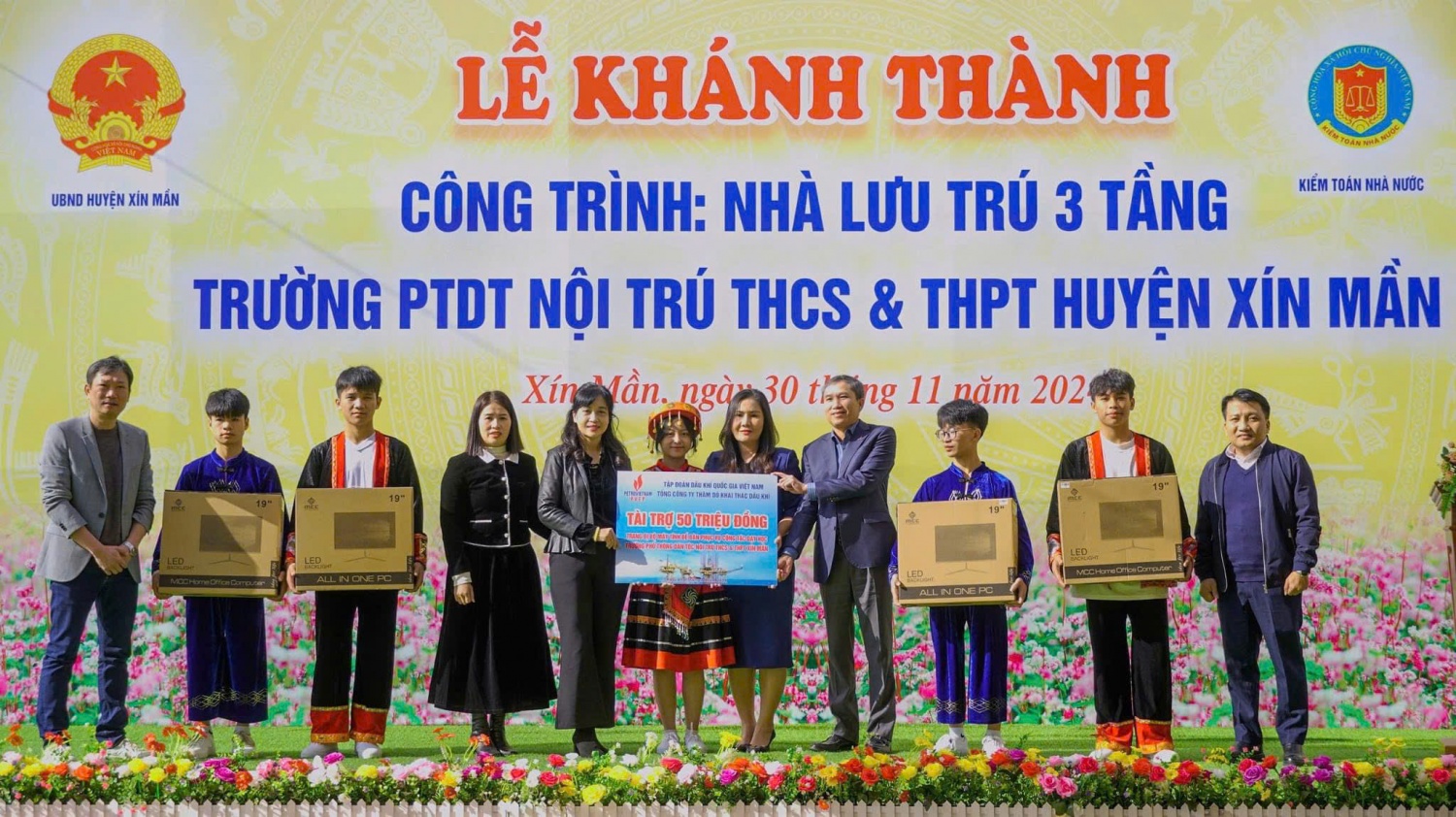 Khánh thành khu nhà lưu trú 3 tầng do PVEP tài trợ tại huyện Xín Mần, tỉnh Hà Giang