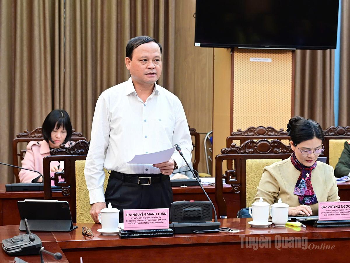Điều chỉnh quy hoạch tỉnh Tuyên Quang phải có tính kế thừa, đồng bộ tạo không gian, động lực phát triển mới