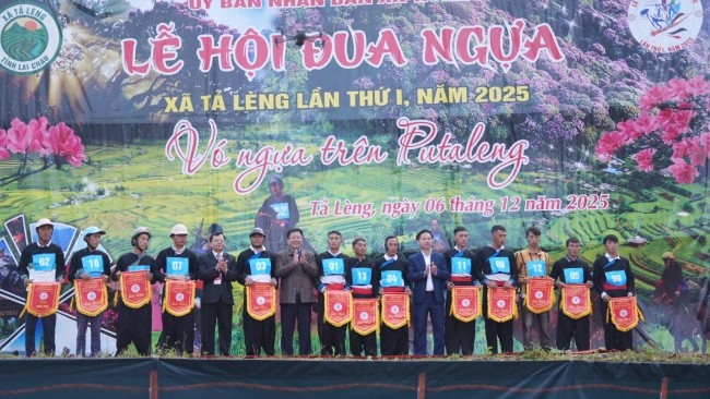 Lai Châu: Lễ hội đua ngựa xã Tả Lèng lần thứ I, năm 2025