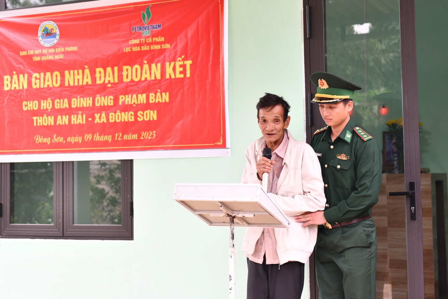 Khánh thành nhà Đại đoàn kết do BSR tài trợ tại tỉnh Quảng Ngãi