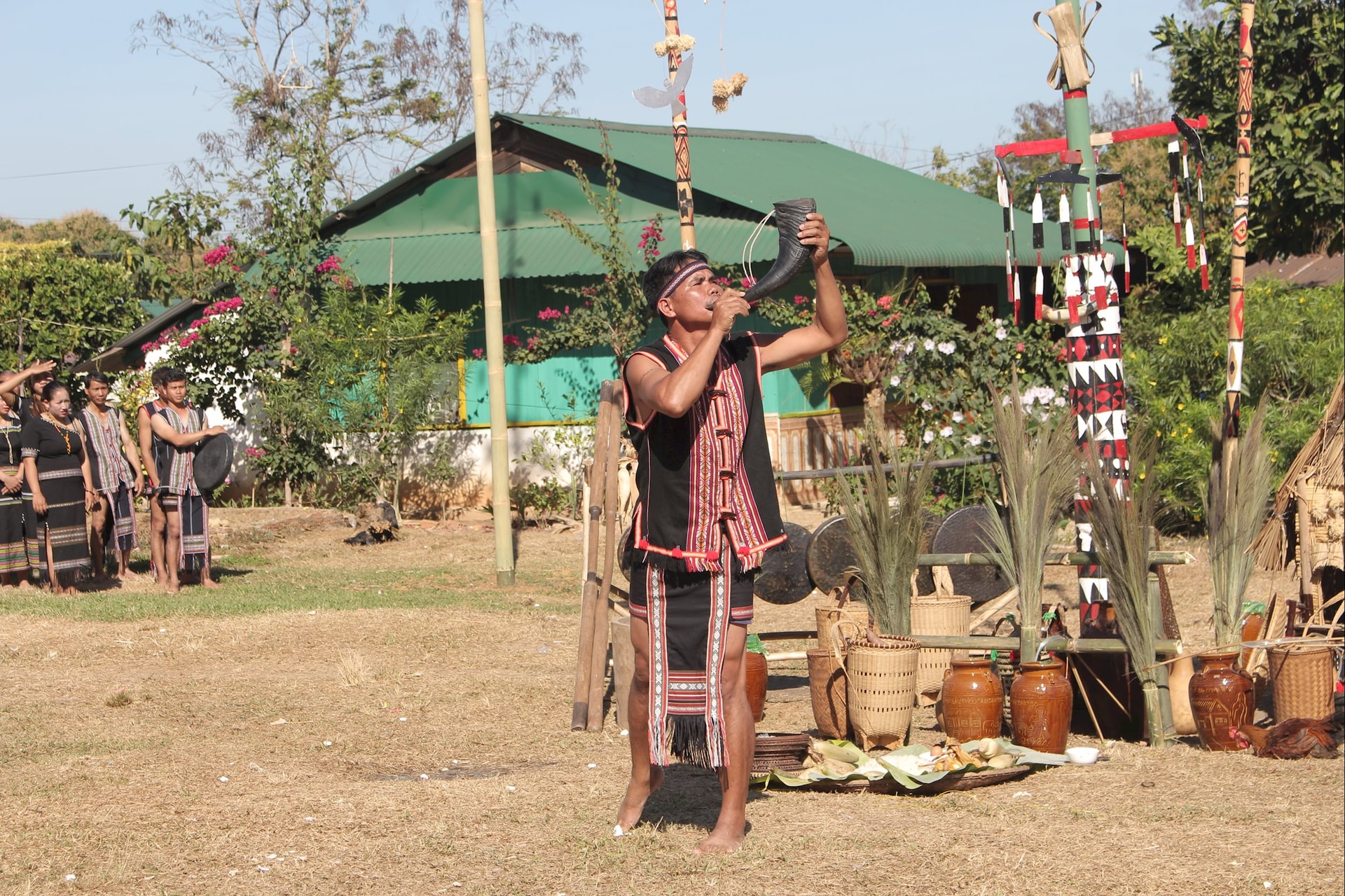 Lâm Đồng: Cây nêu trong văn hóa tín ngưỡng của người K’ho Lâm Đồng: Cây nêu trong văn hóa tín ngưỡng của người K’ho