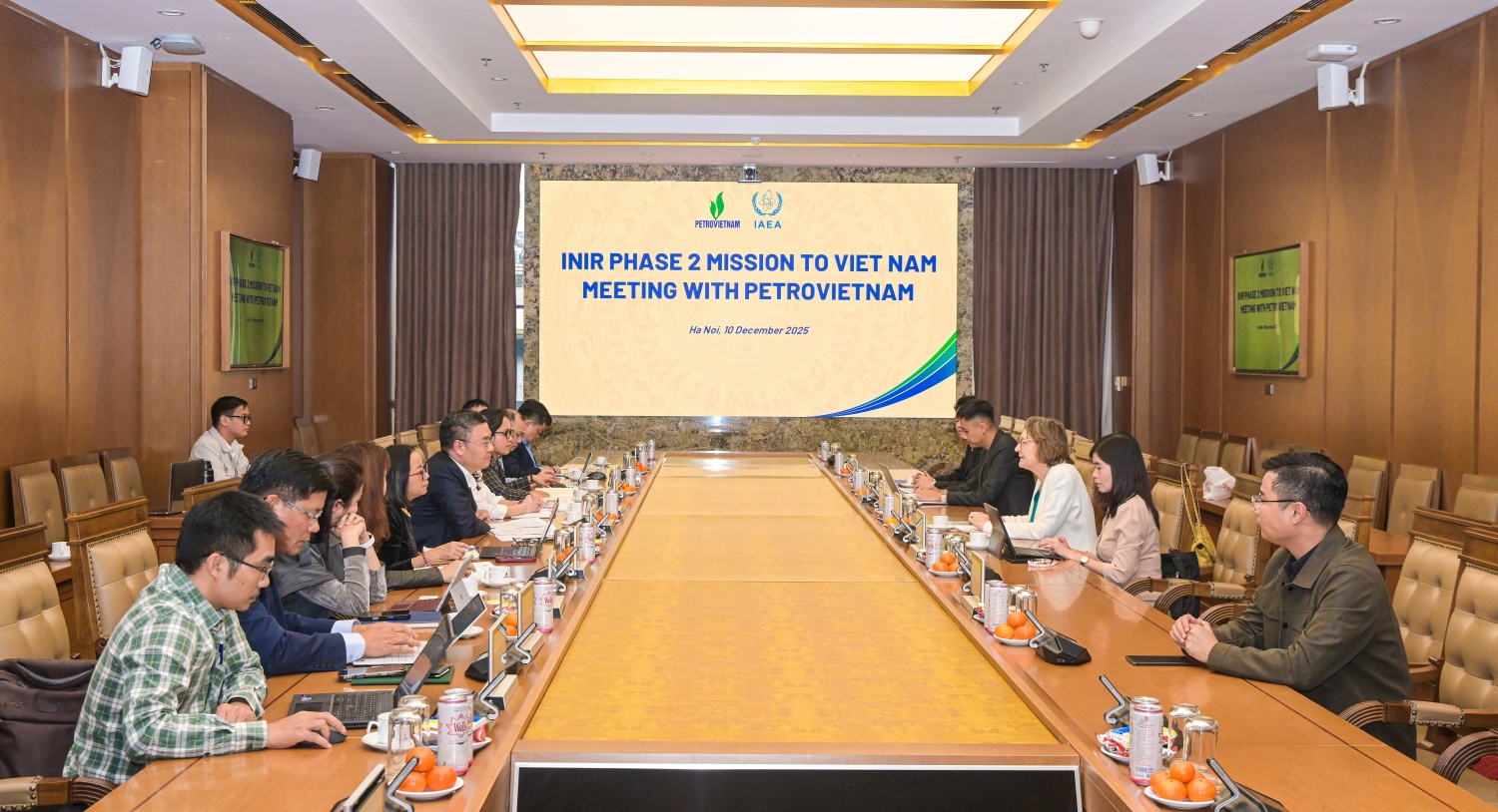 Petrovietnam - IAEA tăng cường hợp tác, chuẩn bị cho Dự án Điện hạt nhân Ninh Thuận 2 Petrovietnam - IAEA tăng cường hợp tác, chuẩn bị cho Dự án Điện hạt nhân Ninh Thuận 2
