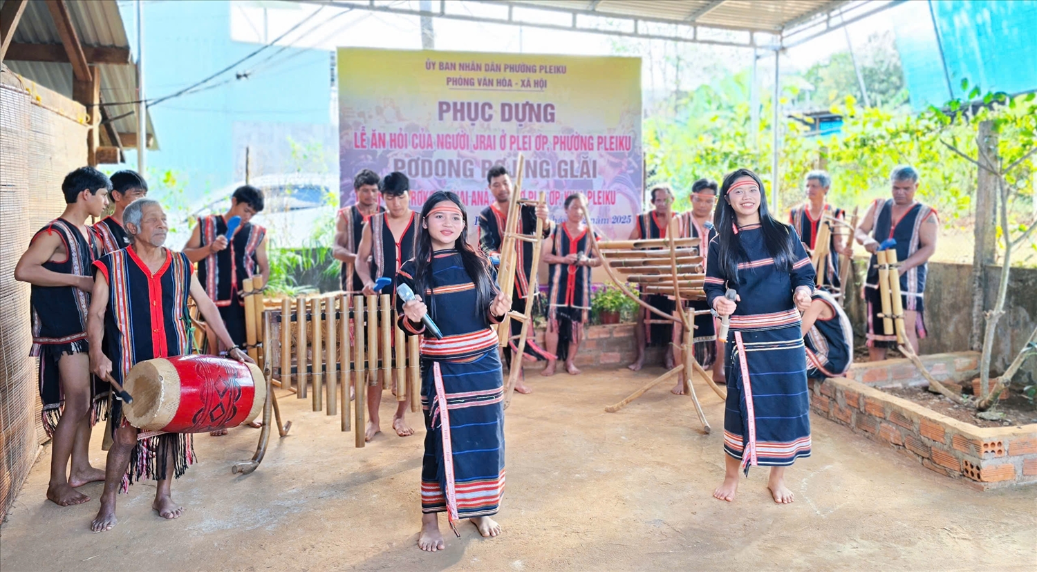 Tái hiện Lễ ăn hỏi của đồng bào Gia Rai trên cao nguyên Gia Lai