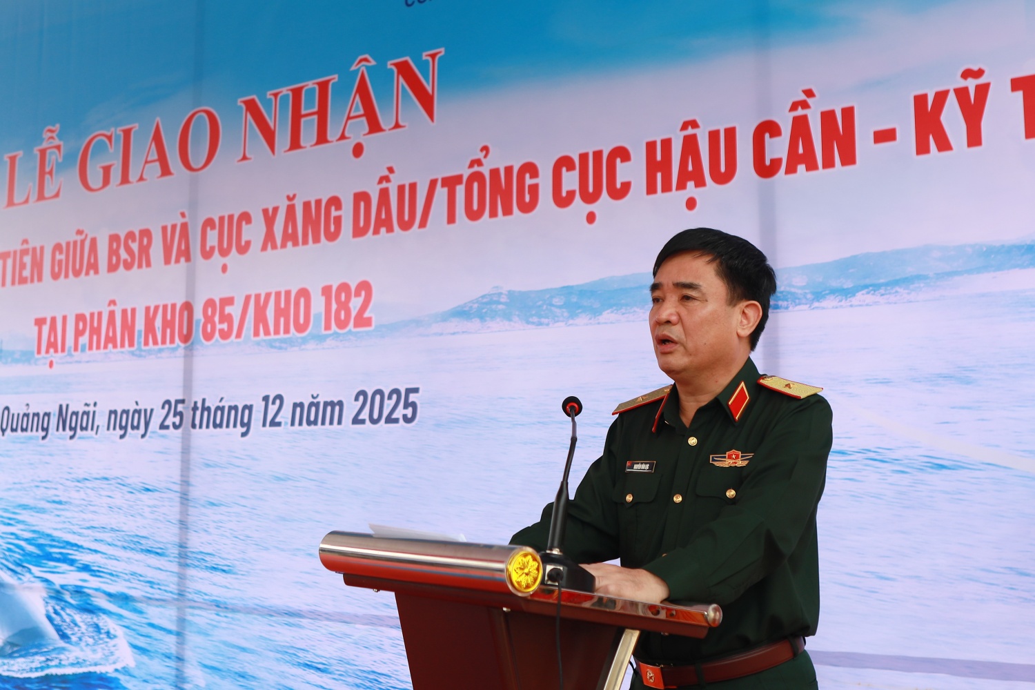 BSR bàn giao lô nhiên liệu đặc chủng đầu tiên phục vụ quốc phòng cho Cục Xăng dầu tại Phân kho 85