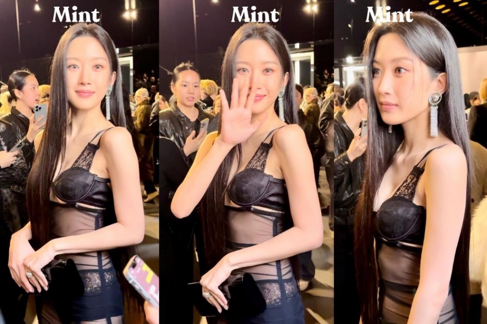 Moon Ga Young gây tranh cãi khi mặc hở bạo tại show Dolce & Gabbana
