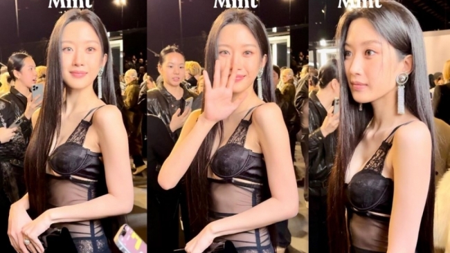 Moon Ga Young gây tranh cãi khi mặc hở bạo tại show Dolce & Gabbana