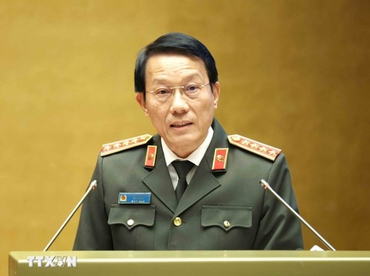 Đại tướng Lương Tam Quang, Ủy viên Bộ Chính trị, Bộ trưởng Bộ Công an . (Ảnh: Phương Hoa/TTXVN)
