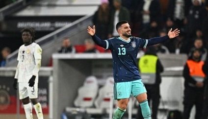 Deniz Undav ghi bàn thắng quyết định cho Đức.