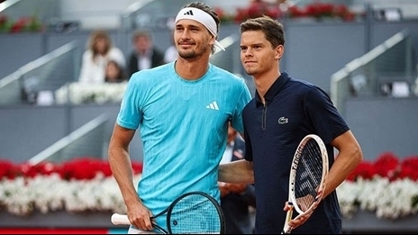 Alexander Zverev thắng áp đảo Alexander Blockx tại vòng mở màn Rome Masters 2026