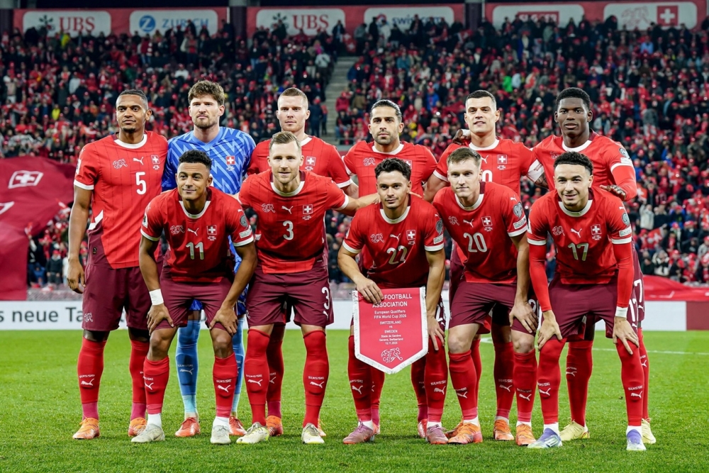 Danh sách cầu thủ dự World Cup 2026 của đội Thụy Sỹ