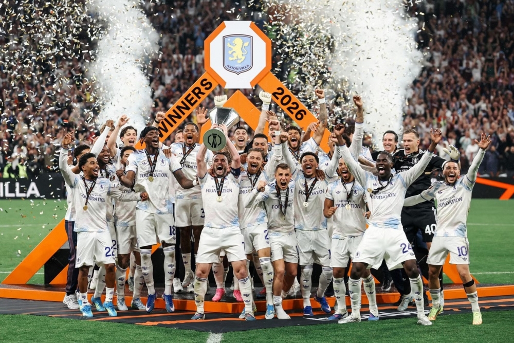 Aston Villa đăng quang Europa League