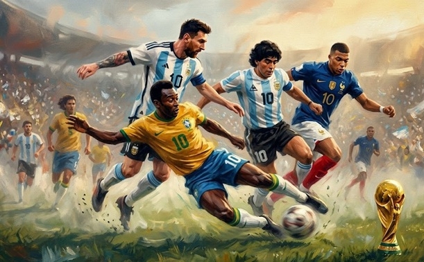 10 huyền thoại vĩ đại nhất lịch sử World Cup: Pele thống trị, Messi xếp sau 3 vĩ nhân
