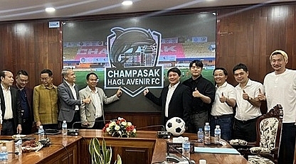 HAGL và bầu Đức chi viện bóng đá Lào: Từ CLB Champasak đến tham vọng ASEAN Cup 2026