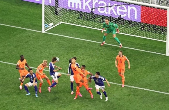 Nhật Bản hòa Hà Lan 2-2 ở bảng F World Cup 2026.