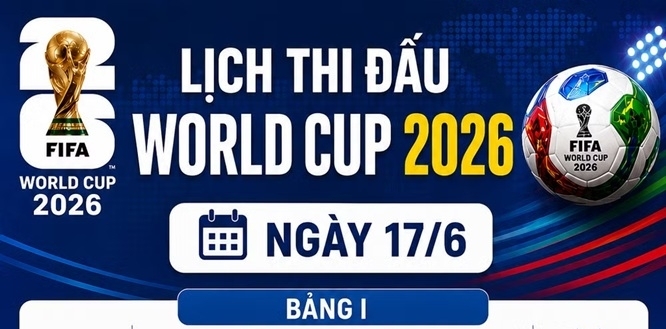 Lịch thi đấu World Cup ngày 17/6: Pháp, Argentina xuất trận
