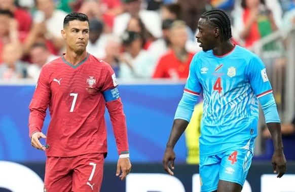 Ronaldo mờ nhạt khiến Bồ Đào Nha bị CHDC Congo cầm hòa 1-1 ở lượt trận ra quân bảng K World Cup 2026. Ronaldo mờ nhạt khiến Bồ Đào Nha bị CHDC Congo cầm hòa 1-1 ở lượt trận ra quân bảng K World Cup 2026.