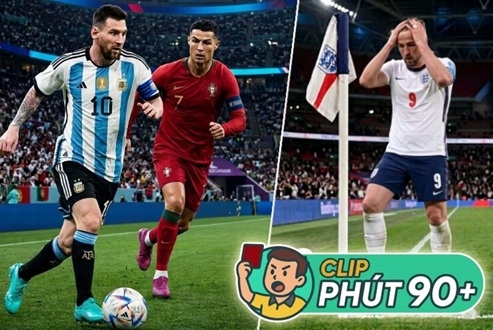 Ronaldo và Messi trải qua những cung bậc cảm xúc trái ngược trong những phút bù giờ quyết định.