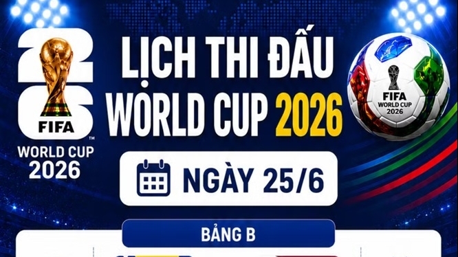 Lịch thi đấu World Cup ngày 25/6: Bắt đầu lượt đấu quyết định