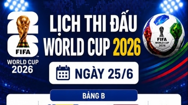 Lịch thi đấu World Cup ngày 25/6: Bắt đầu lượt đấu quyết định