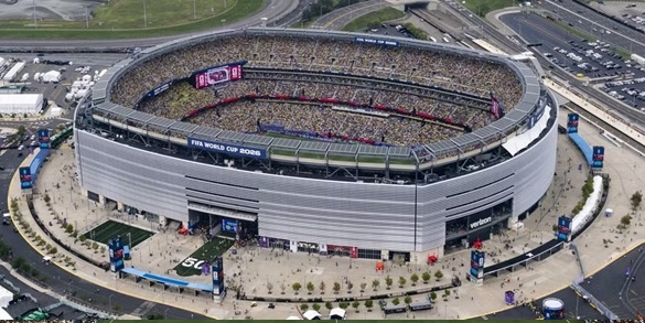 Toàn cảnh MetLife Stadium, được đổi tên thành sân New York New Jersey trong thời gian tổ chức World Cup 2026. Ảnh: MetLife Stadium.