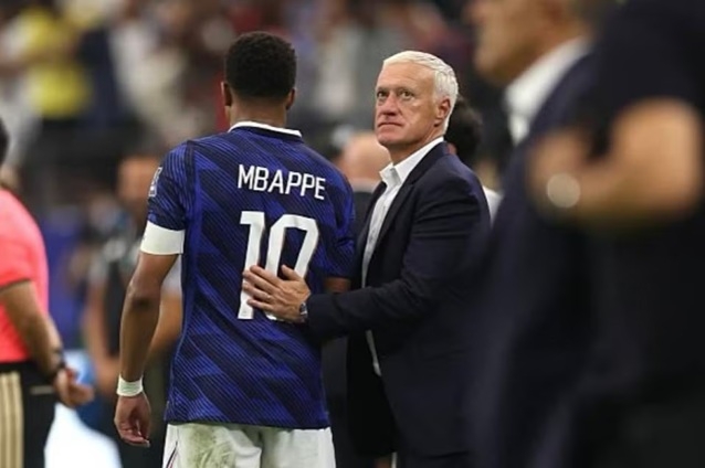 Kylian Mbappe cùng các đồng đội hướng tới tấm huy chương đồng trong trận đấu cuối cùng của Didier Deschamps trên cương vị huấn luyện viên trưởng. (Ảnh: FIFA) Kylian Mbappe cùng các đồng đội hướng tới tấm huy chương đồng trong trận đấu cuối cùng của Didier Deschamps trên cương vị huấn luyện viên trưởng. (Ảnh: FIFA)