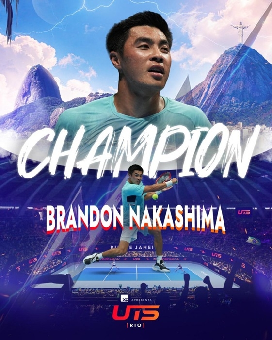 Brandon Nakashima vô địch UTS Rio 2026: Nhận thưởng gần 10 tỷ đồng, gấp 3 lần ATP 250