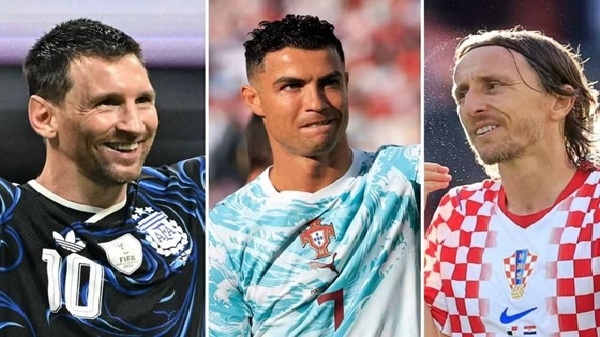 Lionel Messi, Cristiano Ronaldo và Luka Modric vẫn duy trì sự nghiệp đỉnh cao sau tuổi 35. Ảnh: AS.