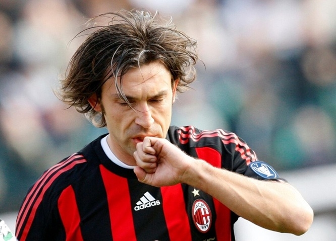Pirlo luôn duy trì sự trầm lặng và khả năng quan sát tinh tế trên sân cỏ.