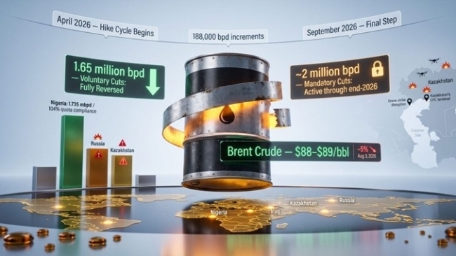 OPEC+ bước vào giai đoạn đàm phán hạn ngạch cho năm 2027