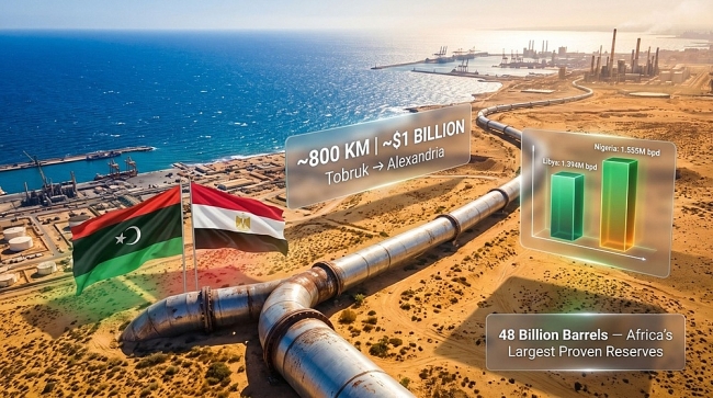 Ai Cập, Libya và tham vọng hình thành hành lang năng lượng mới