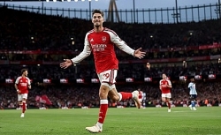 Kai Havertz liên tục nổ súng, khẳng định vững chắc vị thế trung phong số một Arsenal