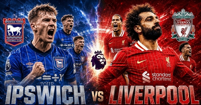 Nhận định bóng đá Ipswich vs Liverpool: Isak lĩnh xướng cuộc săn chiến thắng đầu tiên