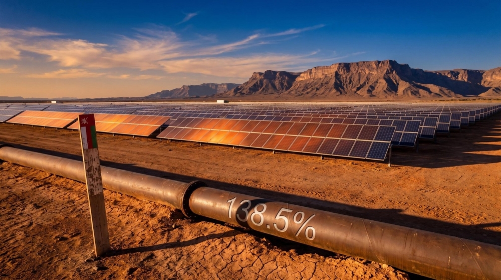 Oman đang triển khai 7,7 GW điện mặt trời và gió, gần 2 GW thủy điện tích năng. (Ảnh minh họa