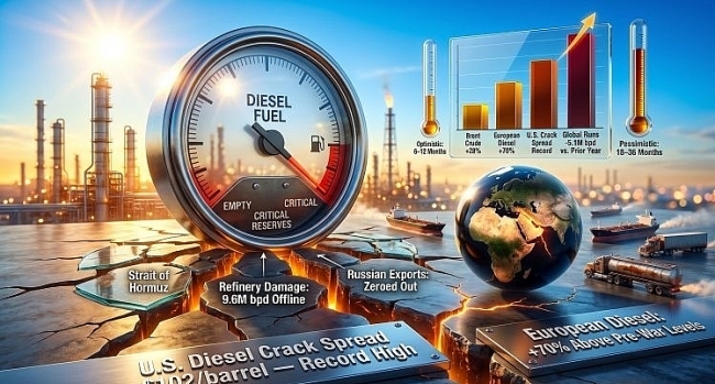 G7 tung 100 triệu thùng dầu dự trữ: "Cơn khát" diesel toàn cầu có hạ nhiệt?