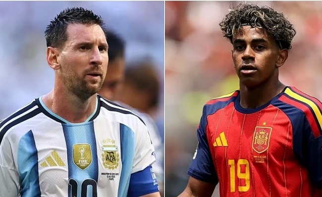 Chỉ số thống kê của Yamal bỏ xa Messi và Ronaldo