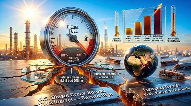 Các nhà máy lọc dầu Nga tăng sản lượng diesel để thực hiện thỏa thuận với Mỹ