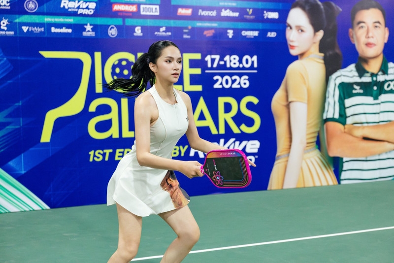 Bí quyết diện đồ pickleball sành điệu, tinh tế của Hoa hậu Hương Giang