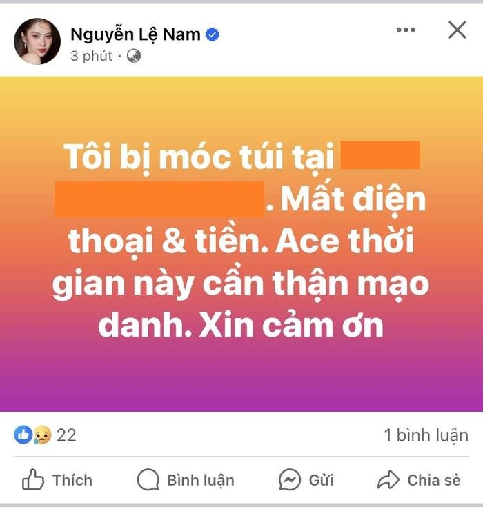 Chị g&aacute;i Nam Em bị kẻ gian m&oacute;c t&uacute;i trong ng&agrave;y m&ugrave;ng 3 Tết Ảnh 1