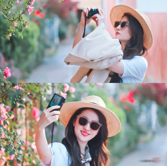 Lưu Diệc Phi khiến fan cười ngất vì cách selfie khác lạ, không ngại đọ sắc với đàn em kém 20 tuổi