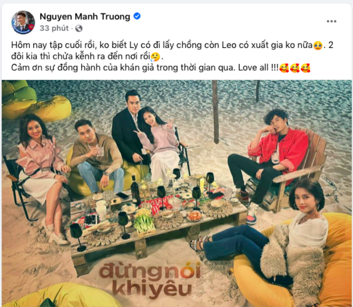 Diễn viên Mạnh Trường bất ngờ ẩn ý chuyện "xuất gia"