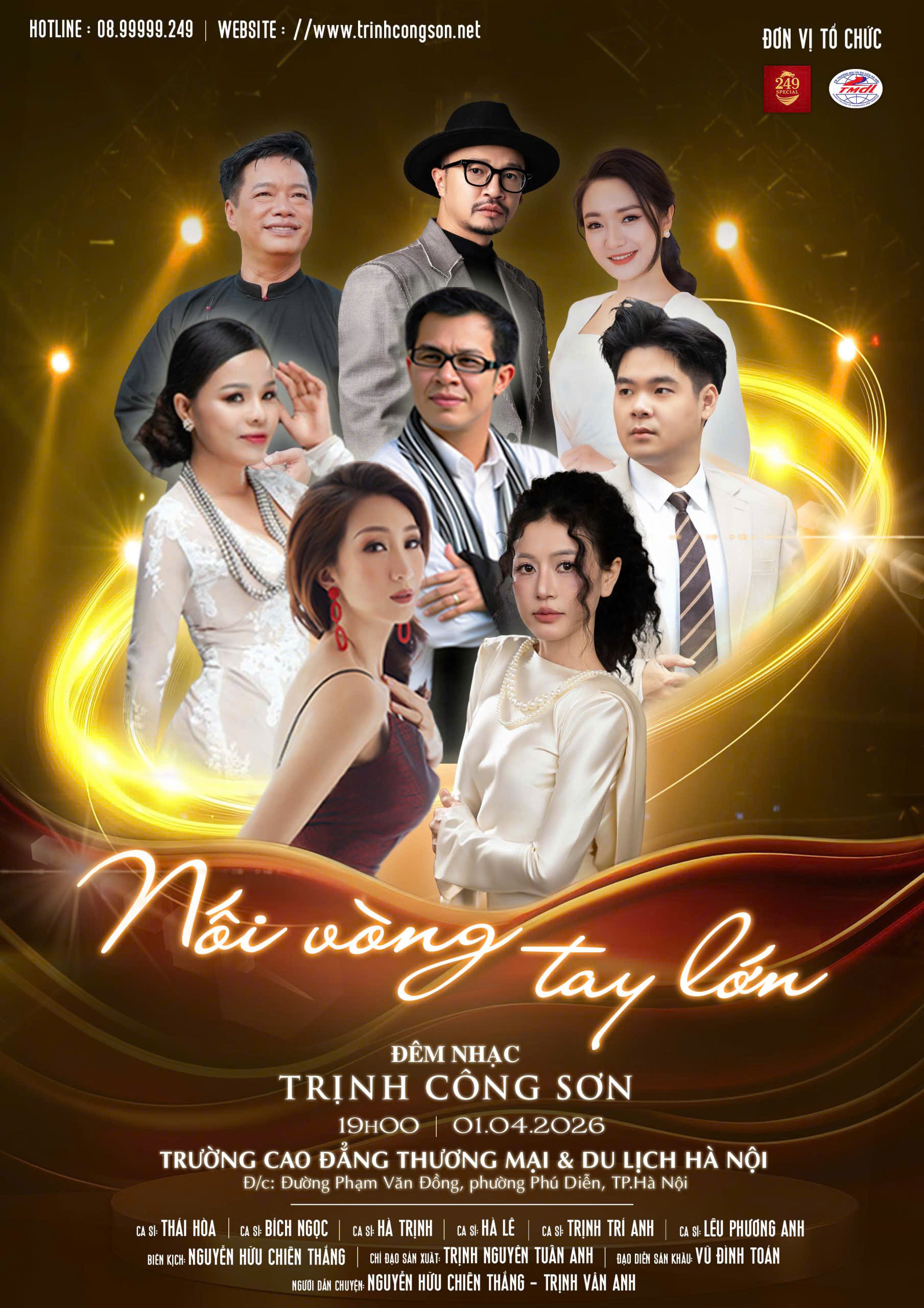 Tổ chức đêm nhạc Trịnh Công Sơn - "Nối vòng tay lớn"